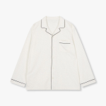 JAJU Flannel Pajama Set – Cream