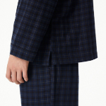 JAJU Flannel Pajama Set – Light Navy