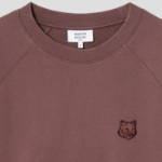 Maison Kitsune Men Bold Fox Head Patch Oversize Sweatshirt - Brunette
