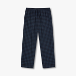 JAJU Flannel Pajama Set – Light Navy
