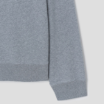 Maison Kitsune Men Maison Kitsune Embroidery Oversize Raglan Sweatshirt - Medium Grey Melange
