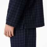 JAJU Flannel Pajama Set – Dark Navy