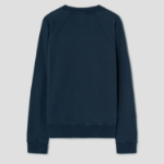 Maison Kitsune Men Tonal Fox Head Patch Oversize Raglan Sweatshirt - Deep Navy