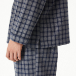 JAJU Flannel Pajama Set – Dark Grey