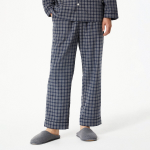 JAJU Flannel Pajama Set – Dark Grey