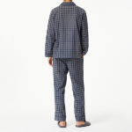 JAJU Flannel Pajama Set – Dark Grey