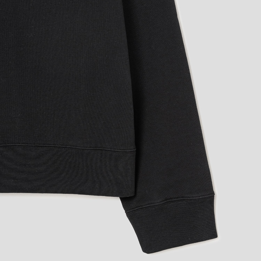 Maison Kitsune Men Bold Fox Head Patch Oversize Sweatshirt - Black