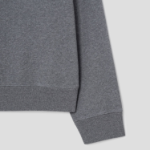 Maison Kitsune Men Bold Fox Head Patch Oversize Sweatshirt - Dark Grey Melange