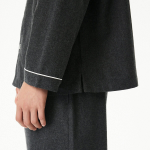 JAJU Flannel Pajama Set – Charcoal