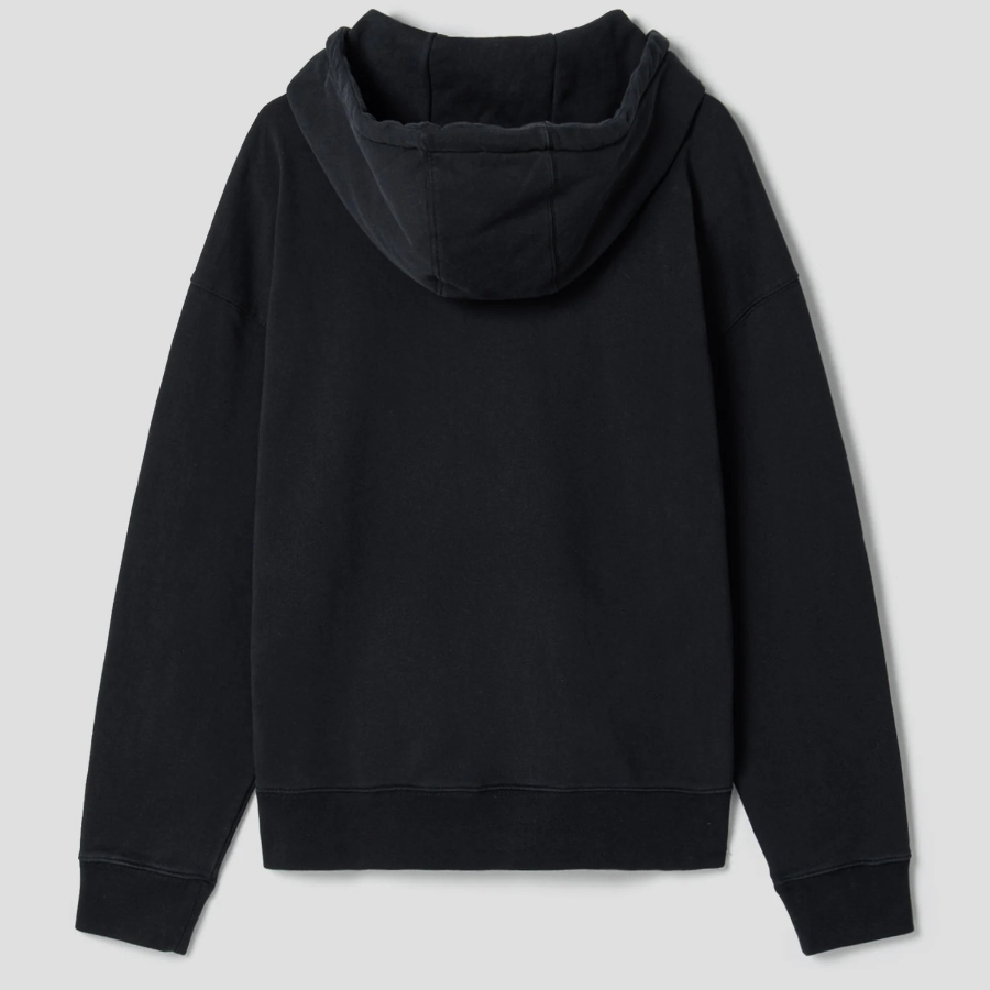 Maison Kitsune Men Tonal Fox Head Patch Oversize Hoodie - Black