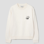 Maison Kitsune Unisex Cafe Kitsune Fox Relax Sweatshirt - Tapioca