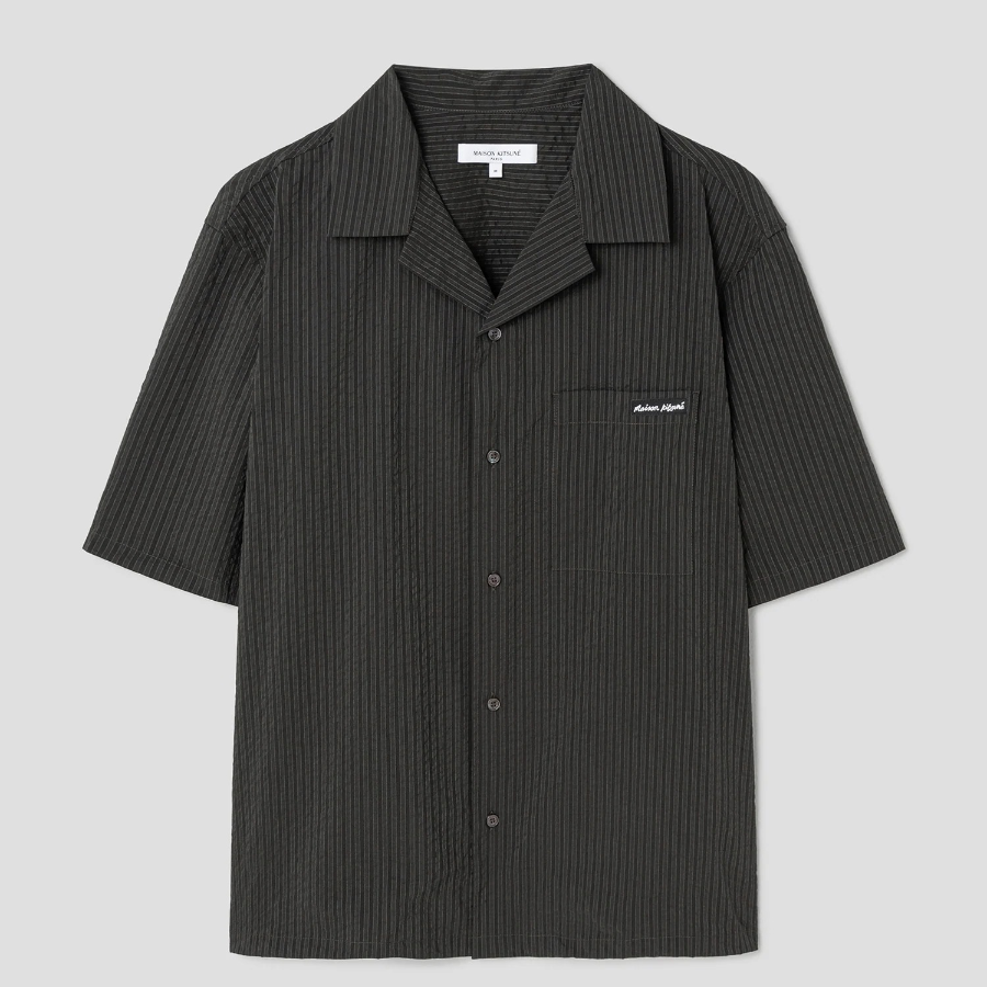 Maison Kitsune Men Resort Shirt - Ranger Green