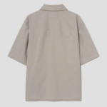 Maison Kitsune Men Short Sleeve Overshirt - Truffle