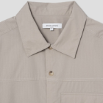 Maison Kitsune Men Short Sleeve Overshirt - Truffle