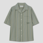 Maison Kitsune Men Resort Shirt - Vert-De-Gris