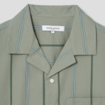 Maison Kitsune Men Resort Shirt - Vert-De-Gris