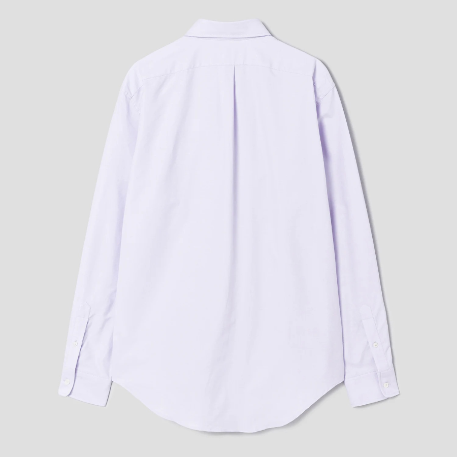 Maison Kitsune Men Contour Fox Head Skate Shirt - Soft Mauve