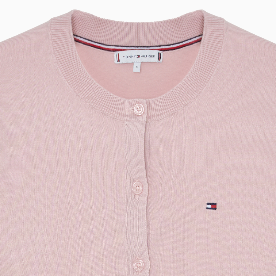 TOMMY HILFIGER [Official Headquarters] Cotton Jersey Stitch Cardigan