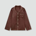 JAJU Mink Fleece Pajama Set – Brown