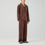 JAJU Mink Fleece Pajama Set – Brown