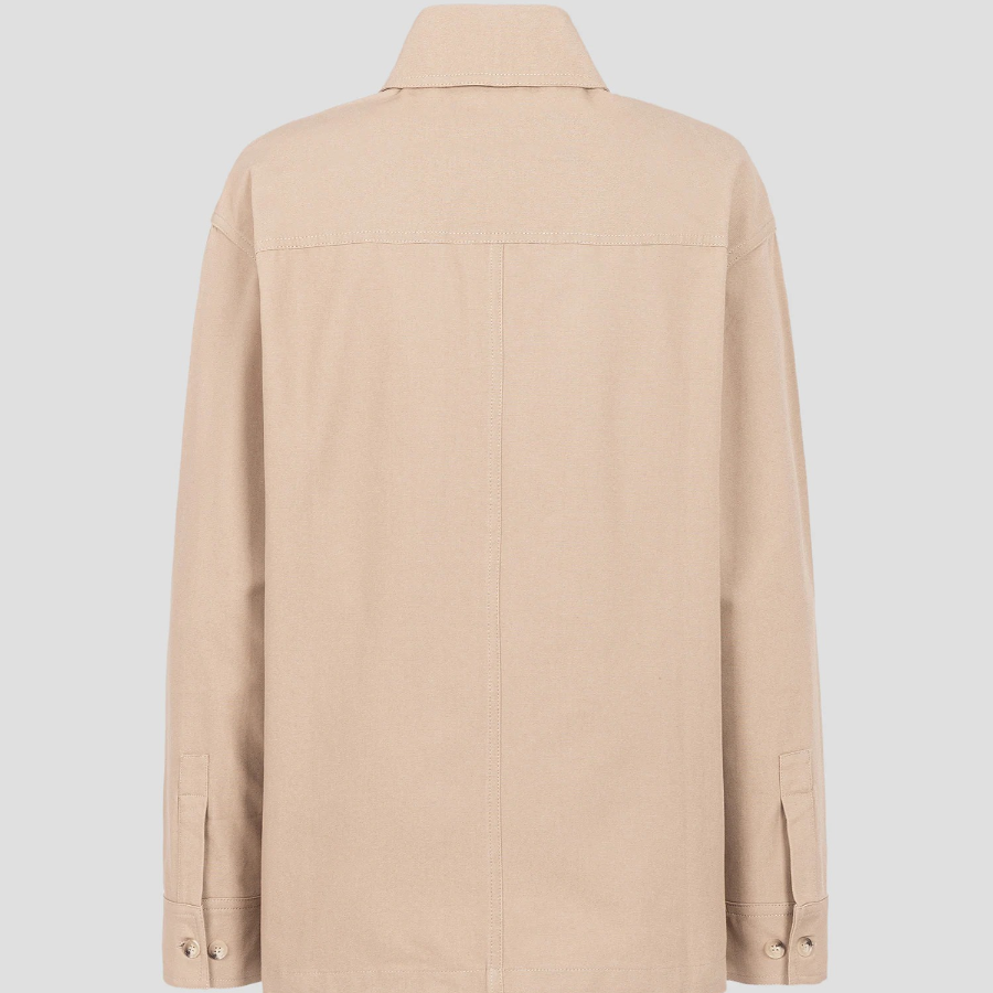 Maison Kitsune Men Workwear Overshirt - Cork