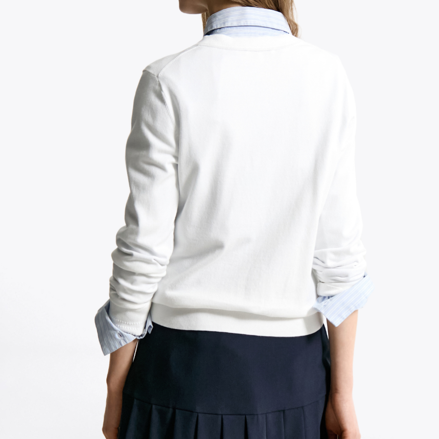 TOMMY HILFIGER [Official Headquarters] Cotton Jersey Stitch Cardigan