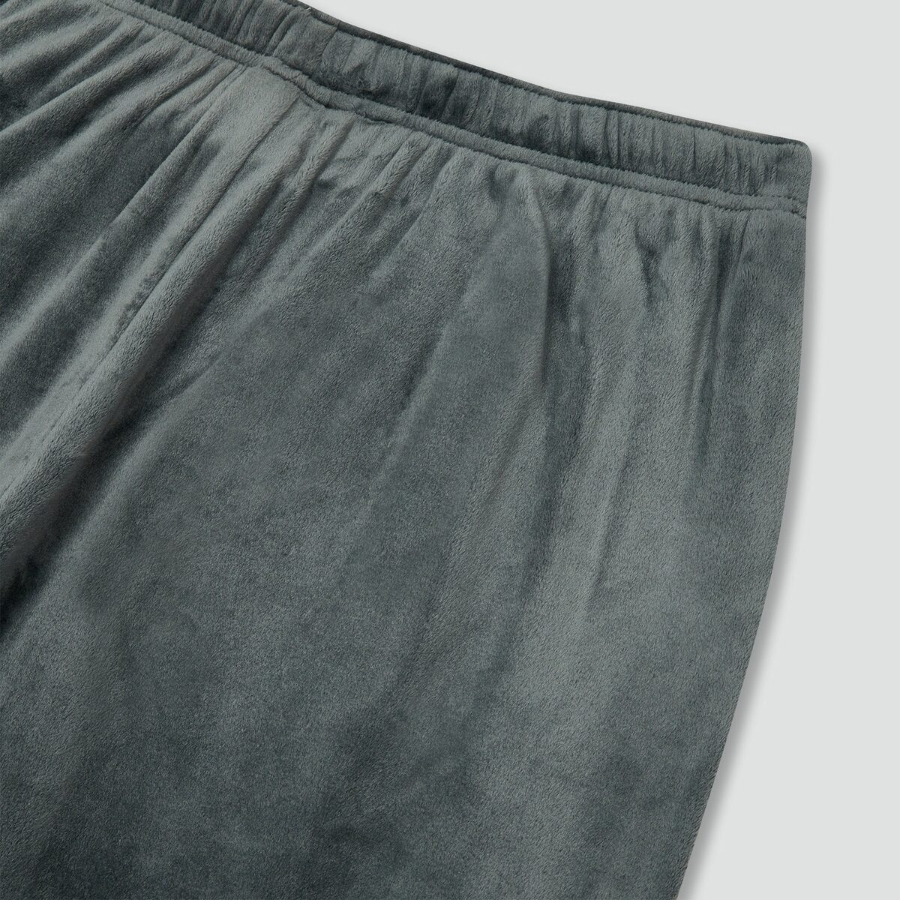 JAJU Mink Fleece Pajama Pants – Charcoal