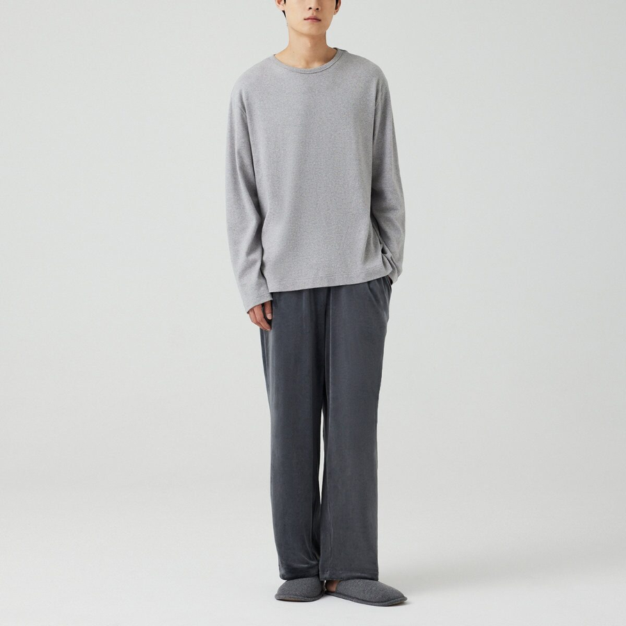 JAJU Mink Fleece Pajama Pants – Charcoal