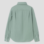 Maison Kitsune Men Bold Fox Head Relaxed Shirt - Vert-De-Gris