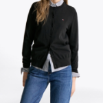 TOMMY HILFIGER [Official Headquarters] Cotton Jersey Stitch Cardigan