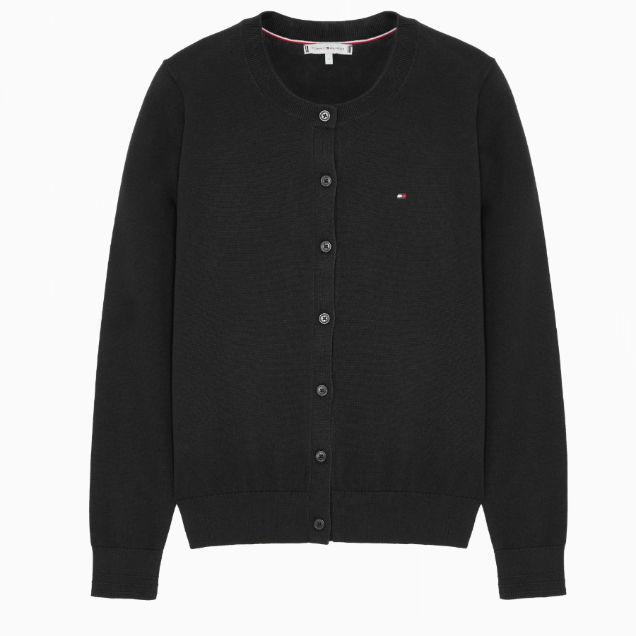 TOMMY HILFIGER [Official Headquarters] Cotton Jersey Stitch Cardigan