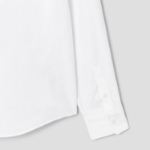 Maison Kitsune Men Fox Head Embroidery Casual Shirt - White