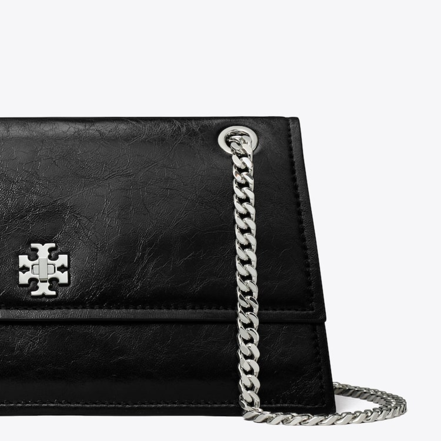TORY BURCH Kira Turnlock Shoulder Bag – Black