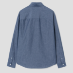 Maison Kitsune Men Fox Head Casual Shirt - Indigo