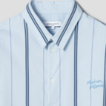 Maison Kitsune Men Relaxed Shirt - Cirrus Blue