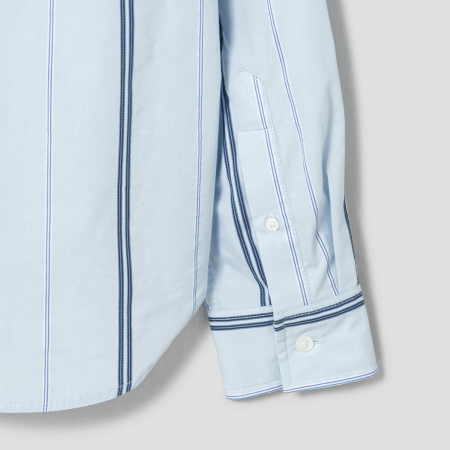 Maison Kitsune Men Relaxed Shirt - Cirrus Blue
