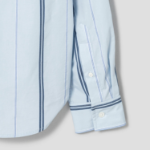 Maison Kitsune Men Relaxed Shirt - Cirrus Blue