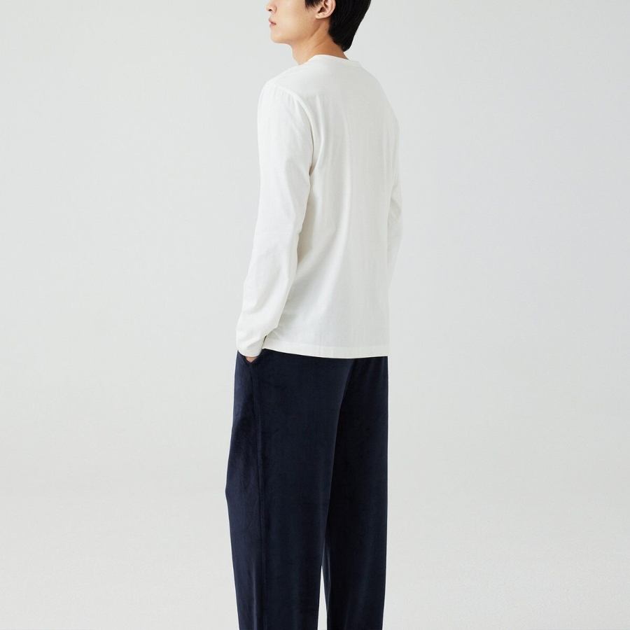 JAJU Mink Fleece Pajama Pants – Navy