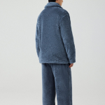 JAJU Microfiber Jogger Pajama Pants – Blue