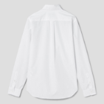 Maison Kitsune Men Classic Shirt With Natural Fox Head Patch - White
