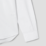 Maison Kitsune Men Classic Shirt With Natural Fox Head Patch - White