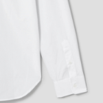 Maison Kitsune Men Classic Shirt With Natural Fox Head Patch - White