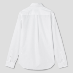 Maison Kitsune Men Classic Shirt With Natural Fox Head Patch - White