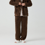 JAJU Microfiber Jogger Pajama Pants – Brown