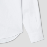 Maison Kitsune Men Classic Shirt With Baby Fox Patch In Cotton Poplin - White