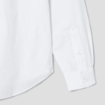Maison Kitsune Men Classic Shirt With Baby Fox Patch In Cotton Poplin - White