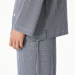 JAJU Peach Skin Pajama Set – Dark Navy