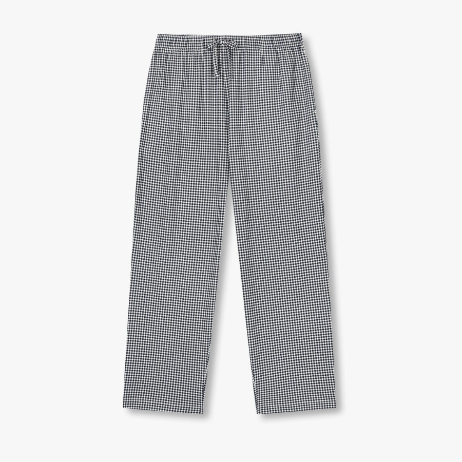 JAJU Peach Skin Pajama Set – Dark Navy