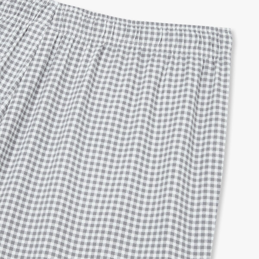 JAJU Peach Skin Pajama Pants – Light Grey