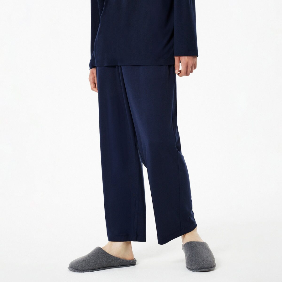 JAJU Peach Skin Pajama Pants – Navy